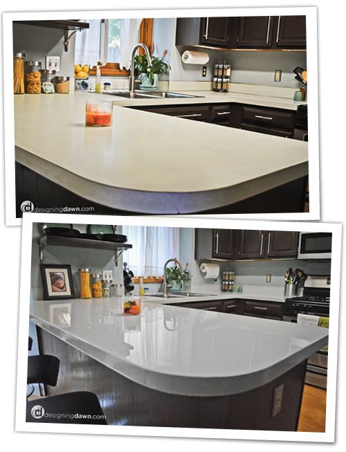 Paint your kitchen counters.