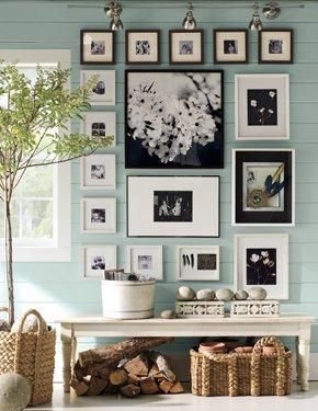 Picture frame wall