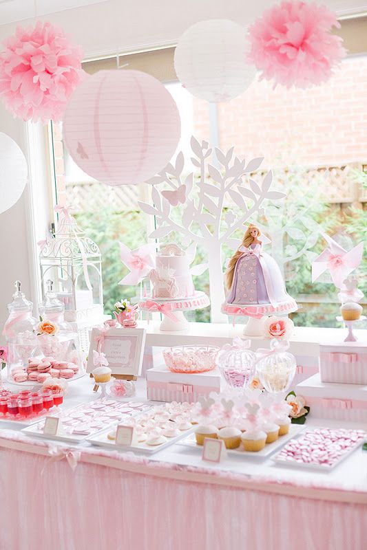 Pink birthday party