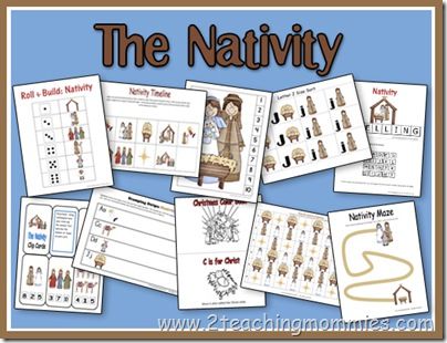 Preschool Printable Nativity Unit
