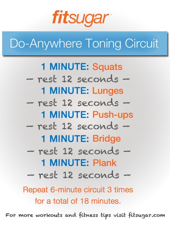 Printable Strength-Training Workout Under 20 Minutes