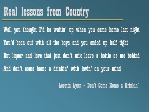 Real lessons from country #2.