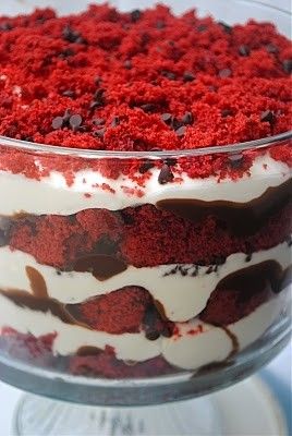 Red Velvet Dirt Cake.
