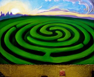 Saatchi Online Artist Suzanne Tevlin; Painting, "Maze" #art