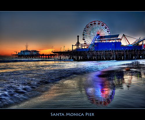 Santa Monica Pier, Santa Monica, California  Photo by Pedro Szekely