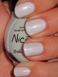 Shimmery white for the holidays!