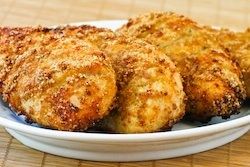 So much better than fried!!! Melt in Your Mouth Chicken Breast, 1/2 c parmesan c