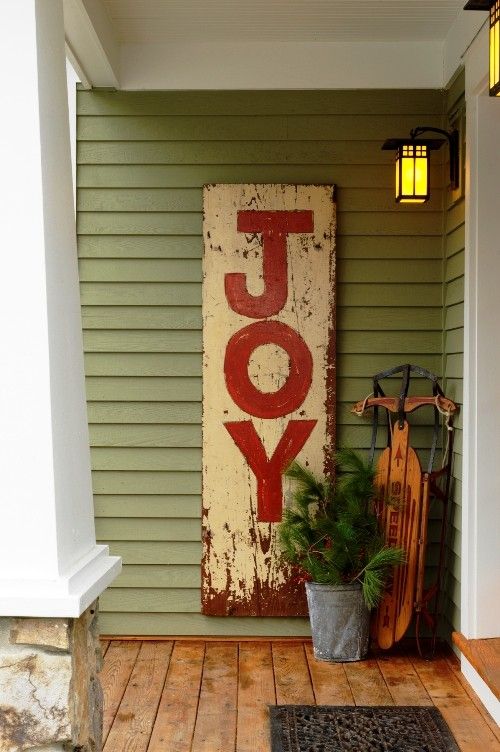 So simple, but love this idea for outside