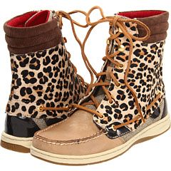 Sperry leopard boots:)