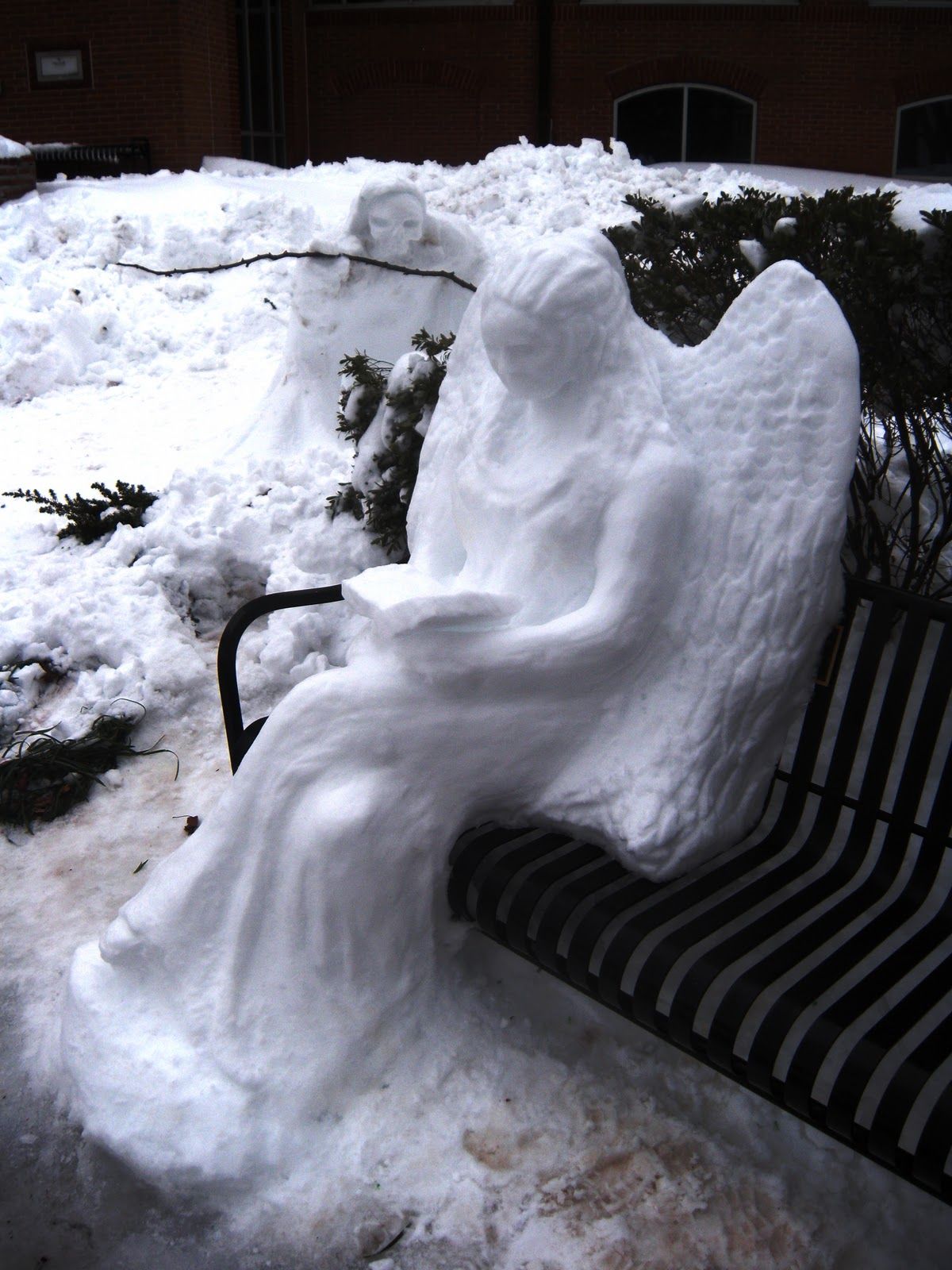 Sprung from the unholy union of a weeping angel and a snowman . . . #doctorwho