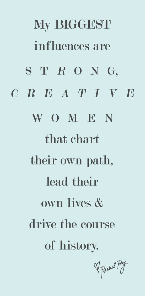Strong, creative women.