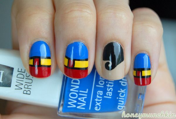 Superman #nails #nailart