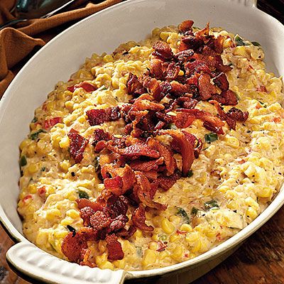 Thanksgiving Dinner Side Dishes: Creamy Fried Confetti Corn Recipes < 60 Spec