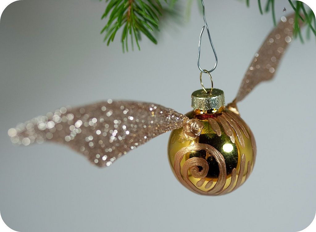 The Golden Snitch! Ornament Tutorial…HAVE TO DO!!!!