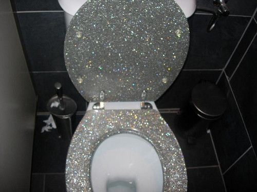 The glitter shitter.  I need this.