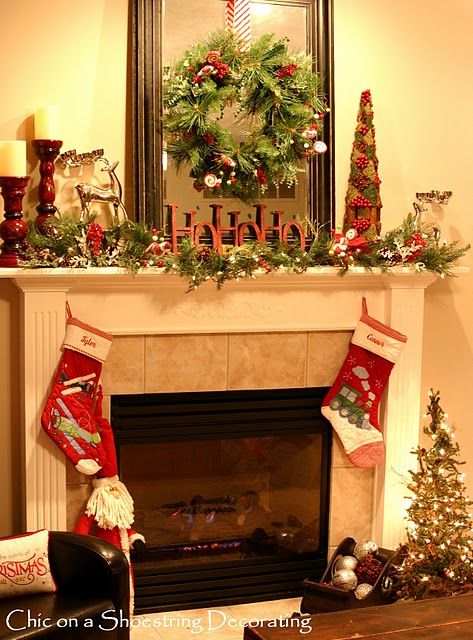 Thinking ahead…we actually have a fireplace to decorate for Christmas this yea