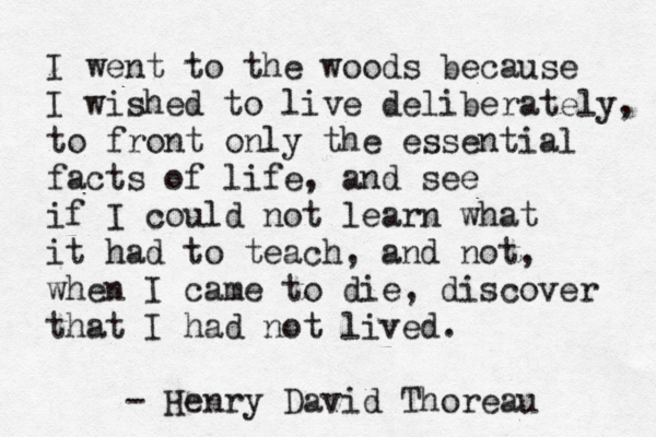 #Thoreau