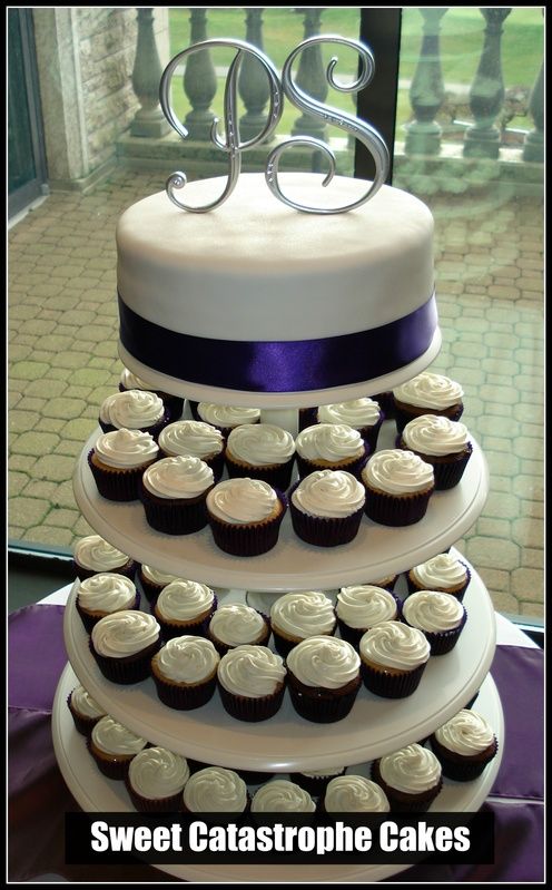 Wedding Cake and cup cakes