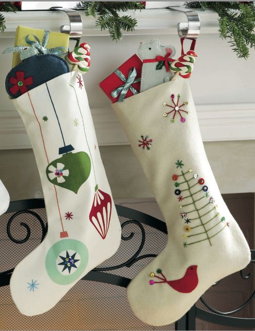 Whimsical Christmas Stockings.