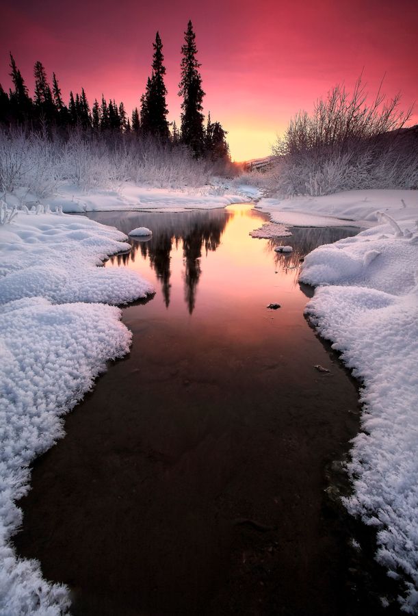 Winter Sunset…
