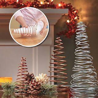 Wire Christmas Trees…so simple!!
