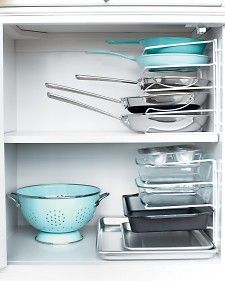 You can remove one without having to remove them all. Turn a vertical bakeware o