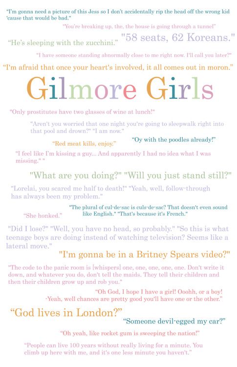 .Gilmore Girls.
