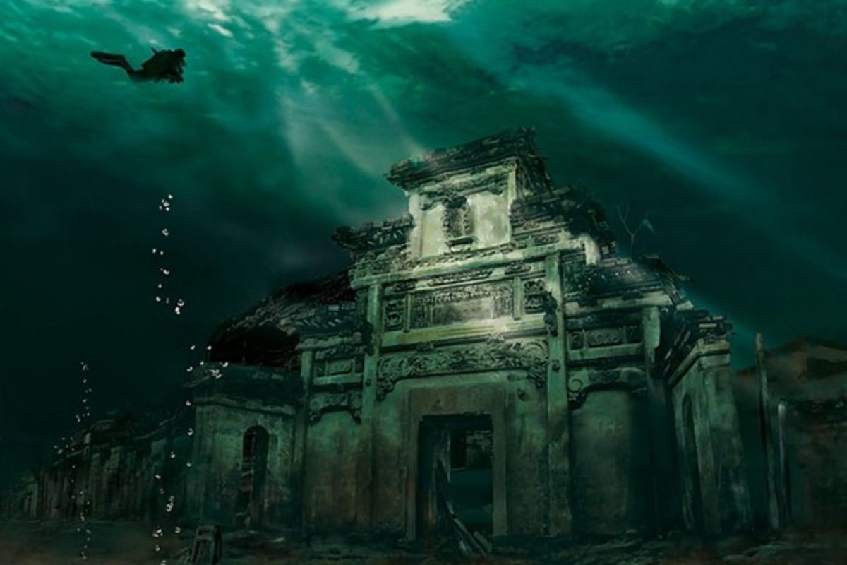 подводные города фото