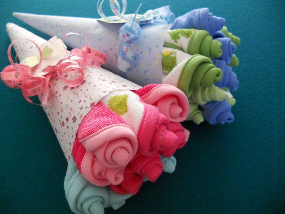 baby washcloth bouquet