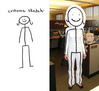 be a stick figure! this is awesome!