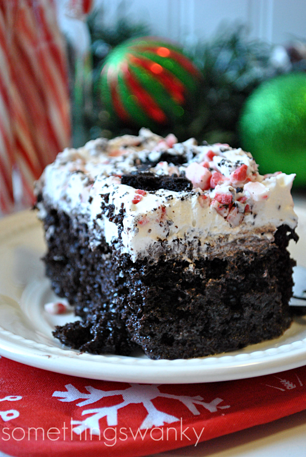 Better Than… Christmas Poke Cake #dessert #cake #christmas