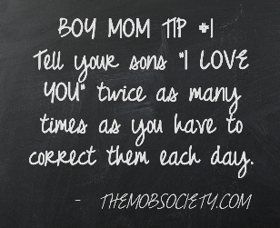 Boy Mom Tip #1