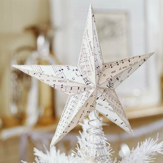 Musical Star Tree Topper -   Christmas tree topper ideas