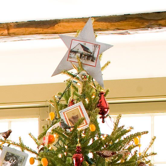 Photo Star Tree Topper -   Christmas tree topper ideas