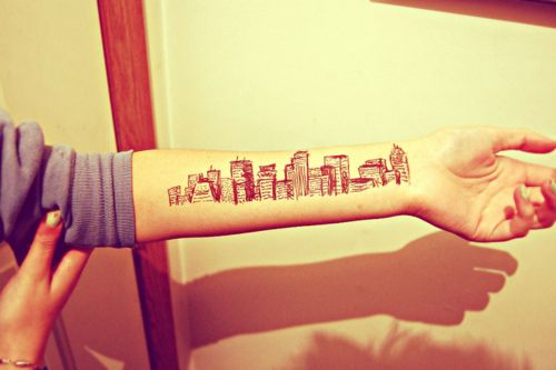 city tattoo