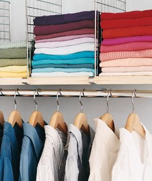 Turn to Shelf Dividers -   Few Ways to Make Over Your Closets