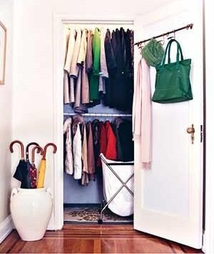 Streamline a Coat Closet -   Few Ways to Make Over Your Closets