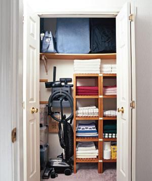 Make the Vacuum Accessible -   Few Ways to Make Over Your Closets