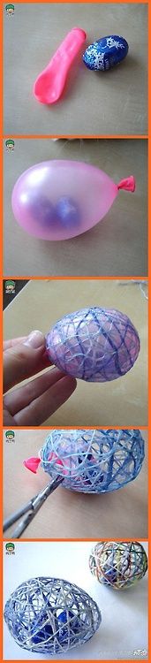 cool easter eggs… Directions were not given, but I think they use fabric stiff