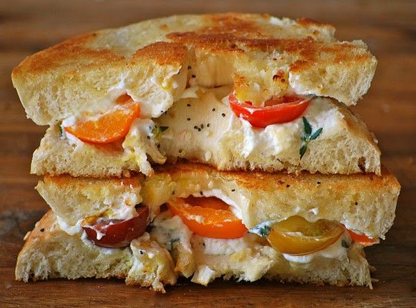 cream cheese grilled cheese!
