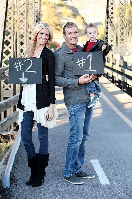 cute second baby announcement