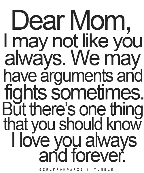 dear my mom