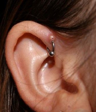 Ear head piercing