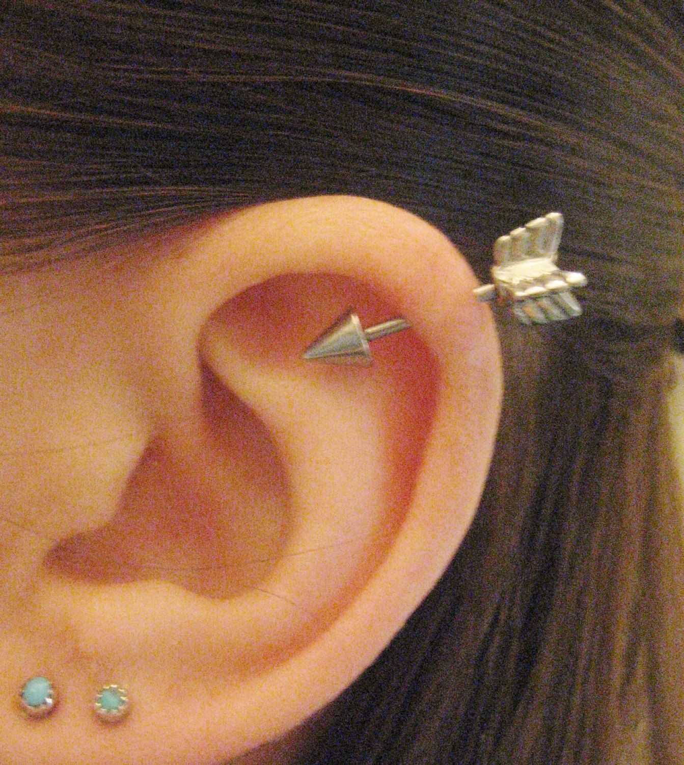 Ear head piercing