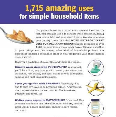 Extraordinary Uses for 16 Ordinary Household Items