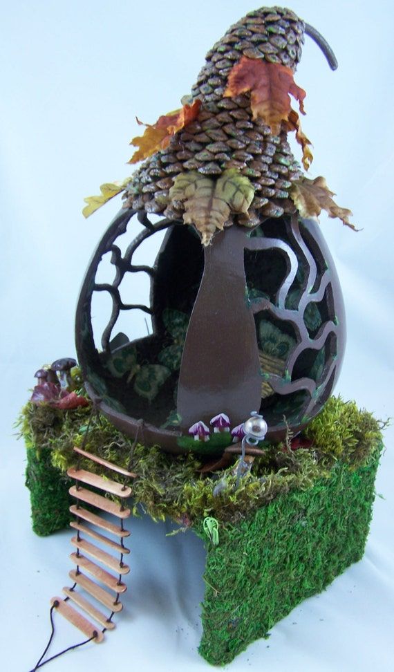 Fairy Gourd House Garden Shed fairy, home, shed, fairy house, gourd -   Fairy Gourd House Ideas