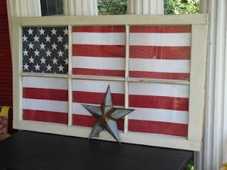 flag window pane