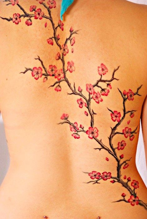 flower tree tattoo