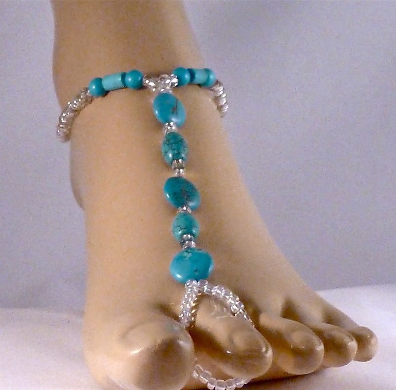 Beaded Foot Jewelry - Jewelry By Hairigoe Designs -   Foot Jewelry Ideas Collection