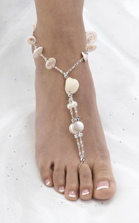 Fun Beach Wedding Bead Foot Jewelry -   Foot Jewelry Ideas Collection